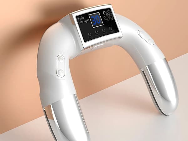 EMS Håndmassager, Elektrisk Pulsterapi til Smertelindring, 7 Tilstande, 50 Niveauer, Genopladelig
