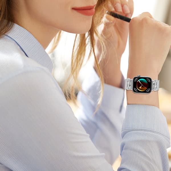 Huawei Watch Fit 3 Rem, Rustfrit Stål, Sølv, Elegant, Justerbar, Quick Release