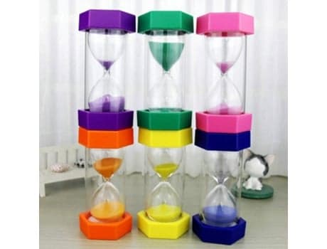 Timglas Sandtimer 10 min, Kökstimer Barnleksak Beijiyi (lila)