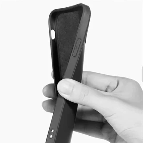 Magnetisk benmonteringssæt med silikoneetui til Oppo A6, sort