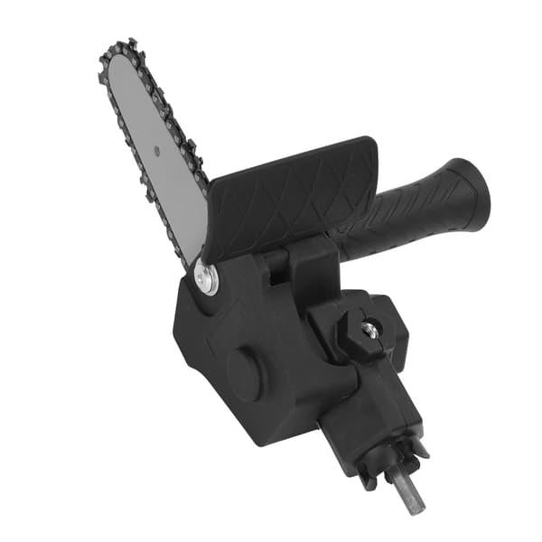 Sagkonverteringshodeadapter, rustfritt stål, plasthåndtak, elektrisk drill til sag, for 4-tommers drill, DIY