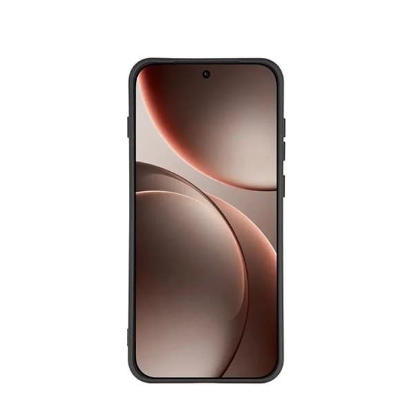 Magnetisk monteringssæt med flydende silikonecover til Oppo Find X9, sort