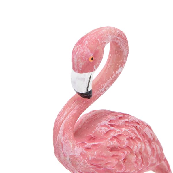 Rosa Flamingo Staty Prydnader, Harts Figur Heminredning för Vardagsrum Sovrum Arbetsrum