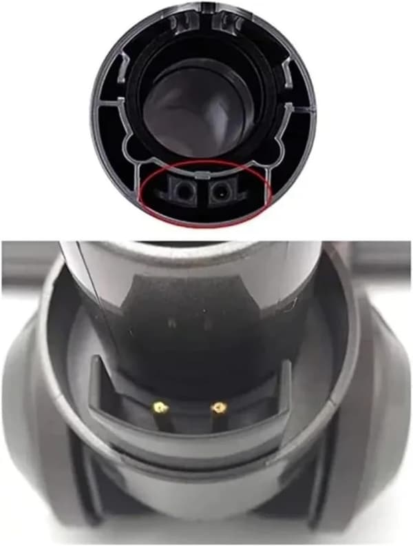 Moottoroitu lattiaharjapää yhteensopiva Dyson V6/DC62/DC45/DC44/DC59 kanssa, harmaa