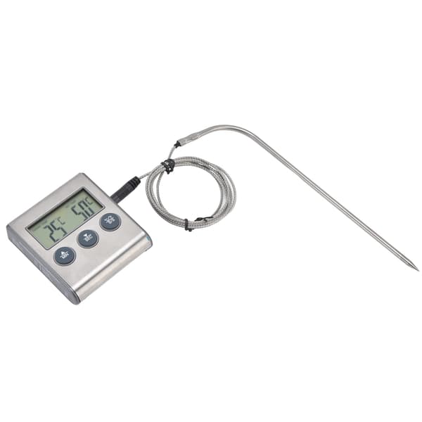 Digital pekskärmsmatlagningstermometer, hög noggrannhet vattentät, bärbar kötttermometer för matlagning och grillning