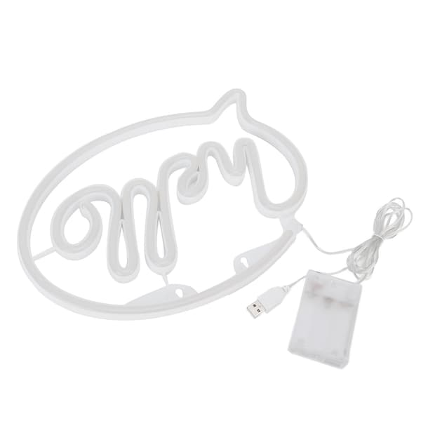 LED Neonskilt, USB-drevet, Hello Skilt til Restaurant Bar Dekoration, 5V