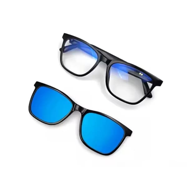 Firkantede smarte briller, vanntett brille, fjernfotografering, smarte solbriller, Bluetooth