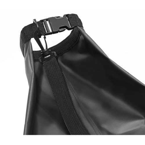 Vandtæt Tørpose 20L, Sort, PVC, Kraftig, til Camping, Kajakroning, Vandring 20L