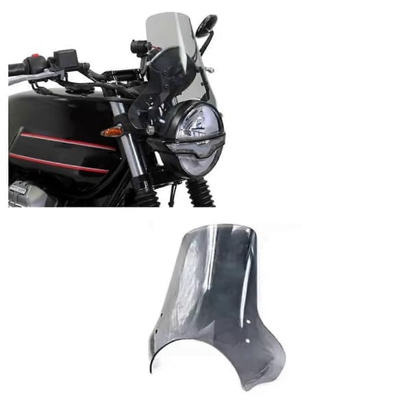 Motorcykel Vindskærm Vindafviser til V7 Stone Grey