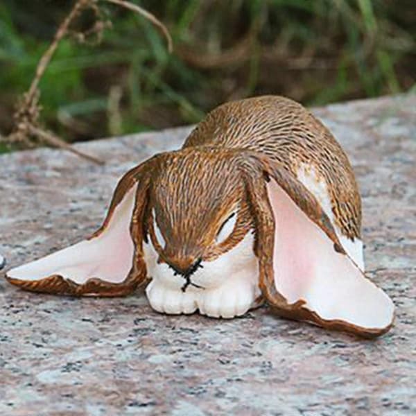 3 Leksaksfigurer, Solid Pedagogisk Miniatyrkollektion