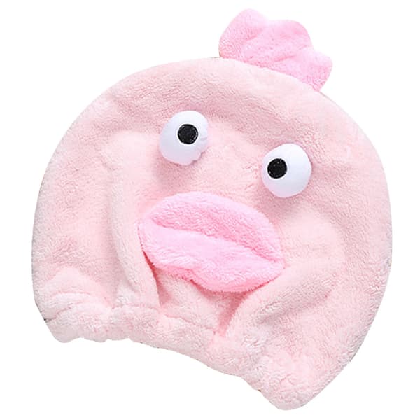 Hurtigtørrende Hårturban, Pink, Mikrofiber, Stærk Vandabsorption, Elastisk, Hudvenlig