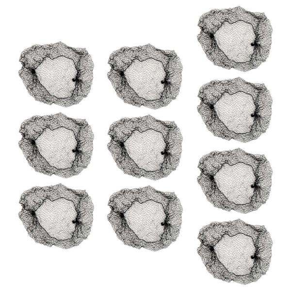 5x 10 Stykker, Usynlige, Hårnet, Usynlige, Mesh Elastisk Kant Hårnet, Mesh Net