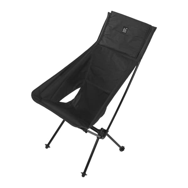 Bærbar foldbar campingstol, sort, til vandreture, rejser, strand, picnic