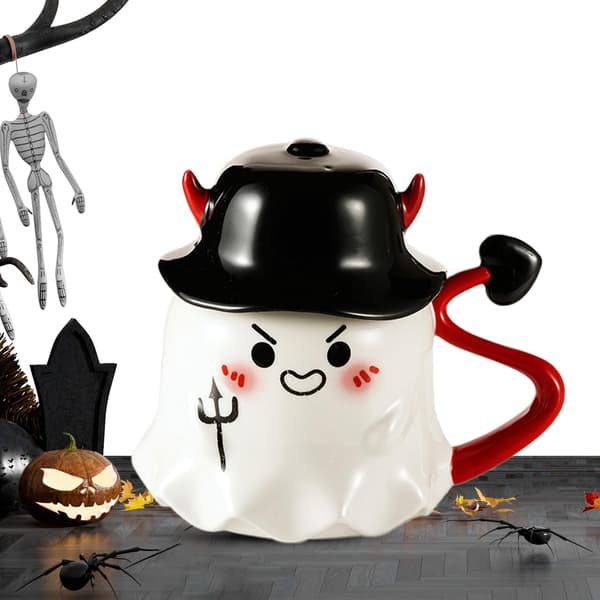 Halloween kaffemugg, keramikmugg, 201-300ml, alternativ A