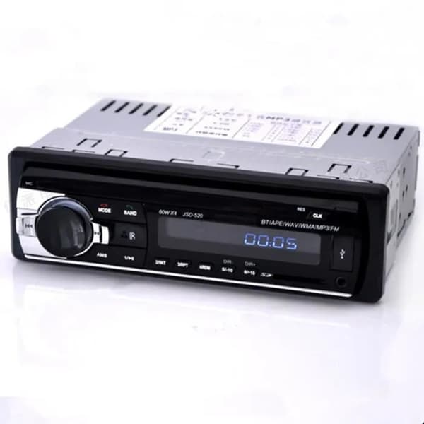 JSD520 Bil Bluetooth MP3-spelare, U-disk TF-kort Bilradio Ersätter CD DVD