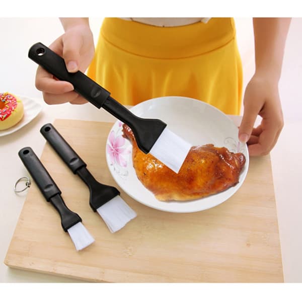 2-pack silikonbakpensel för bakning, pensling, grilloljepensel