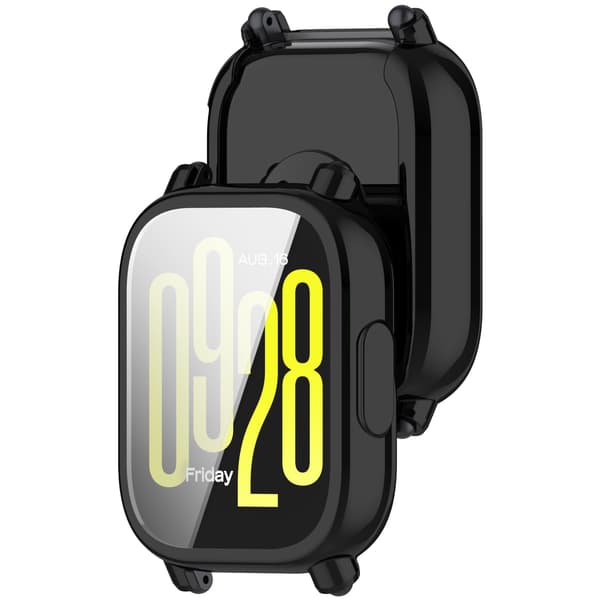 TPU-deksel til Redmi Watch 5 Active, svart, støtsikkert, slankt