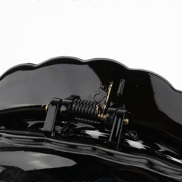 Pakke med 3 store hårklemmer til kvinder, hårnåle, hårtilbehørssæt, sort 3 Pcs