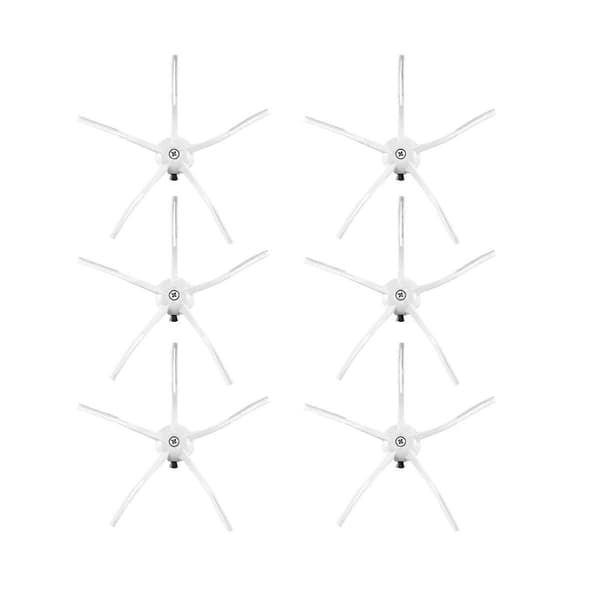 Sidoborste för Xiaomi Roborock S7 Max S7 Maxv T7S Plus S6 S5 MAX S50 S55 E35 E2 Robotdammsugare White