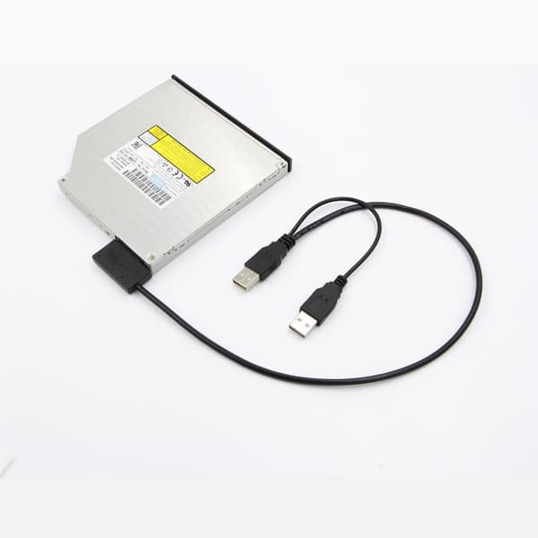 SATA til USB-adapterkabel til bærbar optisk drev, ekstern CD/DVD-drevkonverter