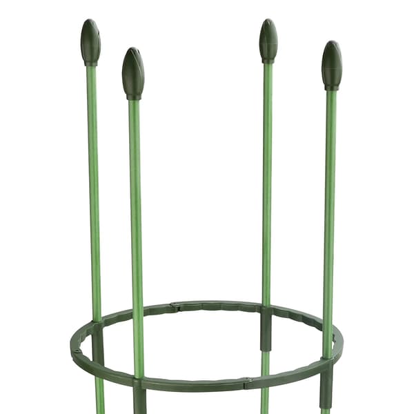 Grön växtstödpinne, 110 cm hög, 22 cm diameter, trädgårdsväxtbur