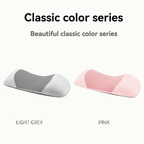 Memory Foam Kudde Multifunktionell Sovkudde Stöd Benkudde Svankförlängningskuddar Ryggsovare Rosa