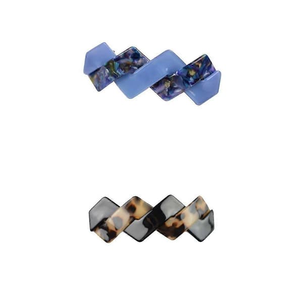 Sæt med 2 stk. Elegante Dame Mode Stil Geometrisk Form Hårklemme