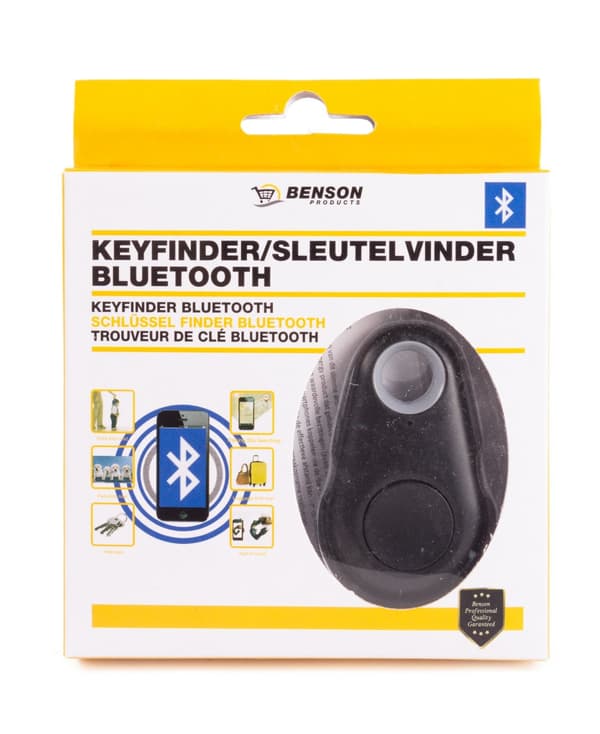 Bluetooth Nøglefinder, GPS Tracker til Nøgler, Pung, Kæledyr, 25m Rækkevidde, iOS Android