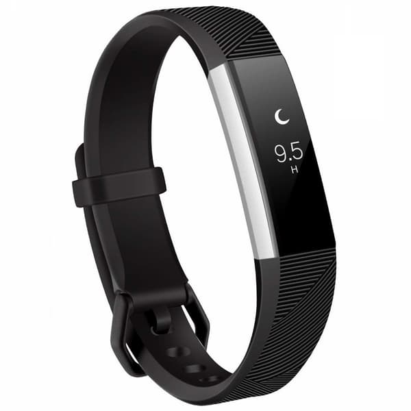 Fitbit Alta HR silikonrem, svart, liten, erstatningsarmbånd