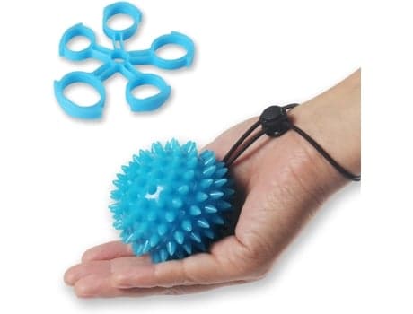 Hand Therapy Squeeze Ball, Beijiyi Hand Exercise Ball (5lb Ljusblå)