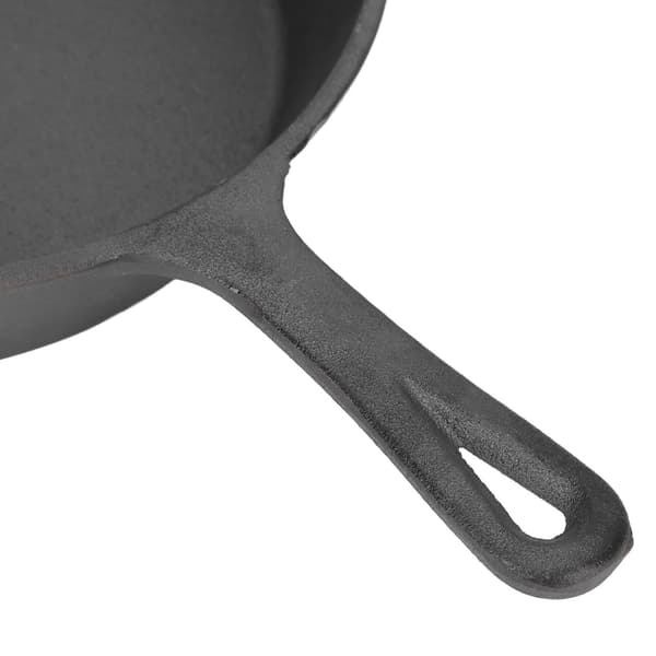 Støpejernspanne, 25 cm, non-stick, rask jevn oppvarming, for ovn, komfyr, grill