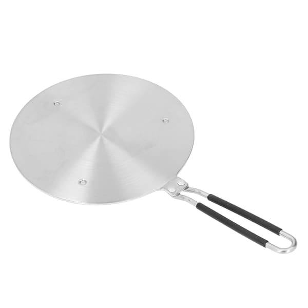 Varmeudlederplade i rustfrit stål til induktionskomfur, jævn varme, langt håndtag, type 20