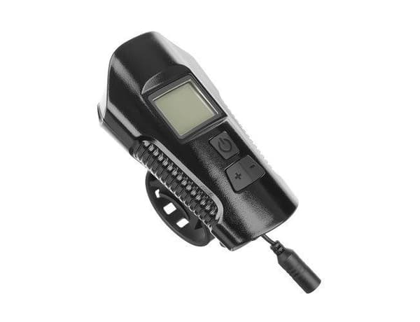 LED Cykellygte med Speedometer & Ur, For & Bag, 4 Tilstande, Vandtæt, USB Genopladelig