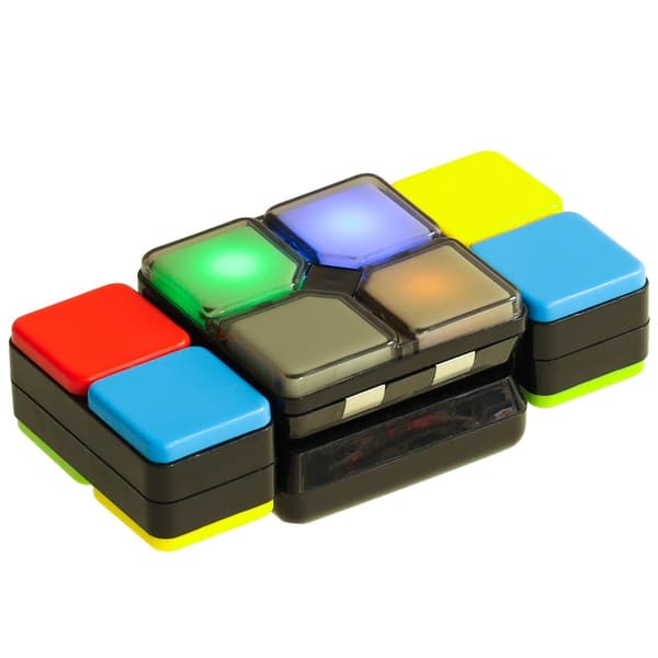 LED Pusselkub Arkadspel, Bärbart Elektronikspel, 4 Spel, Plast, 6+