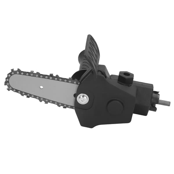 Sagkonverteringshodeadapter, rustfritt stål, plasthåndtak, elektrisk drill til sag, for 4-tommers drill, DIY