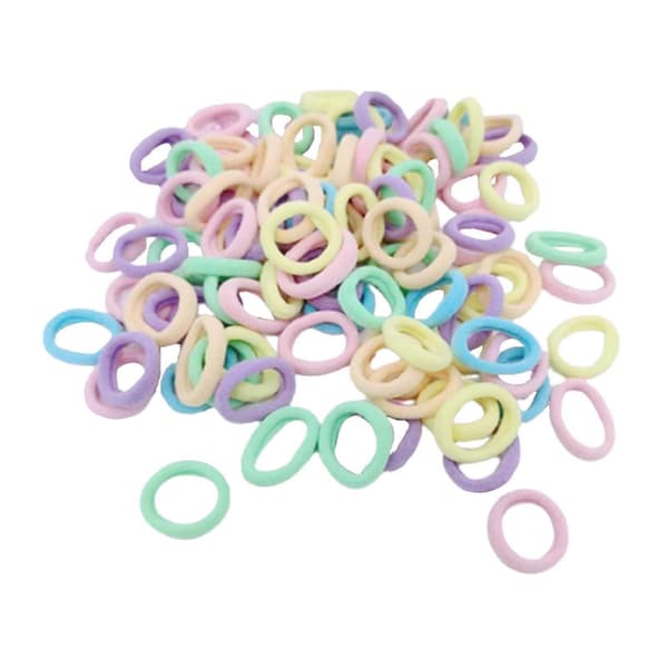 6x100 stk. Hårstrikker for kvinner, elastiske hårstrikker for tykt hår 6 Pcs