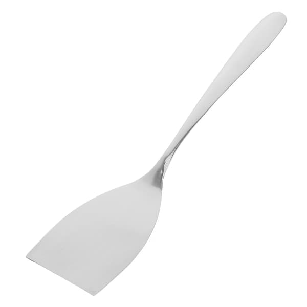 Köksspatel i rostfritt stål, silver, 25 cm, non-stick grillvändare för matlagning
