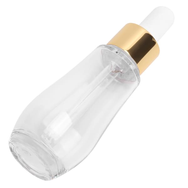 4 stk tomme eterisk oljeflasker, PETG påfyllbare 30 ml, reise parfymebeholder