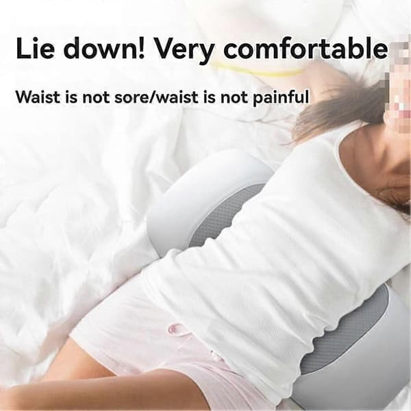 Memory Foam Kudde Multifunktionell Sovkudde Stöd Benkudde Svankförlängningskuddar Ryggsovare Rosa