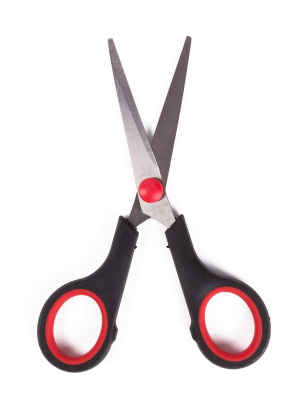 Saks 5\" Kampagne, Blødt Greb, Rustfrit Stål, 13 cm, Hobby- og Kontorsaks