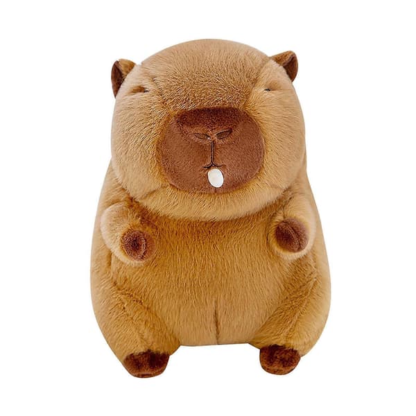 Capybara Gosedjur Plysch Capybara Docka Heminredning Mjuk Samlarbubbla 35cm