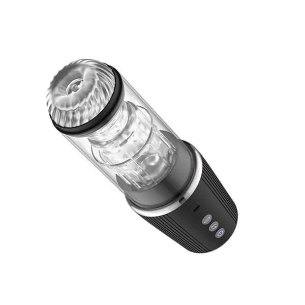 Vibrator med 7 vibrations-, 5 rotations- og 5 sugefrekvenser, silikone, USB-C, sort