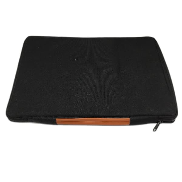 17 tommer laptop sleeve blød taske, bæretaske med tilbehørspung til notebook, sort