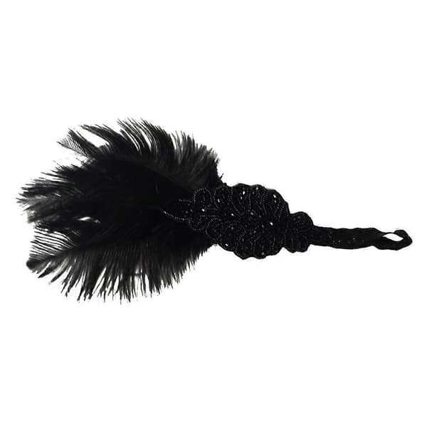 2x Dame Fascinator Fjær Hodebånd 1920-talls Bryllupshodeplagg