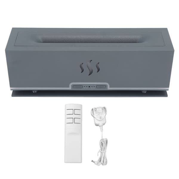 Flamme Aroma Diffuser, Udhulet, Smart LED Lampe, Simulationsflamme, Æterisk Olie Luftfugter