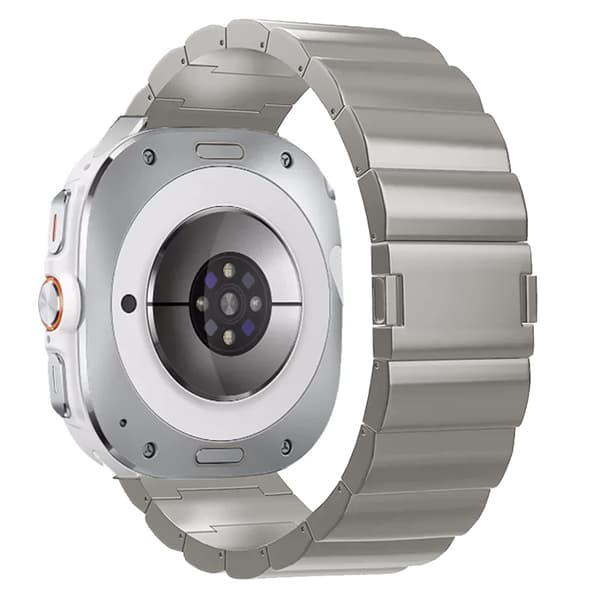 Titanium urrem til Samsung Galaxy Watch 7 Ultra, sølv, 22 mm, magnetisk lås