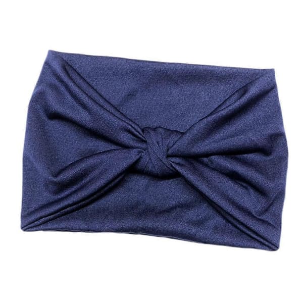 Dame Atletisk Hårbånd Bundle i Marineblå 6 Pcs