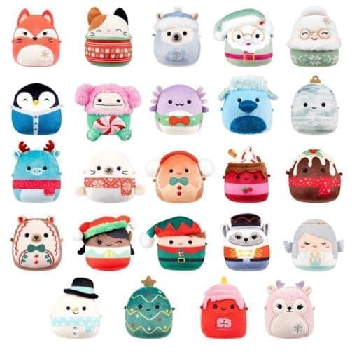 Micromallows Squishmallows 24-dagers adventskalender med leker
