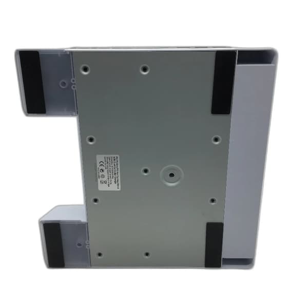 PS-konsoll og kontroller ladestasjon, holder for spilltilbehør, hvit, 26x26x6cm