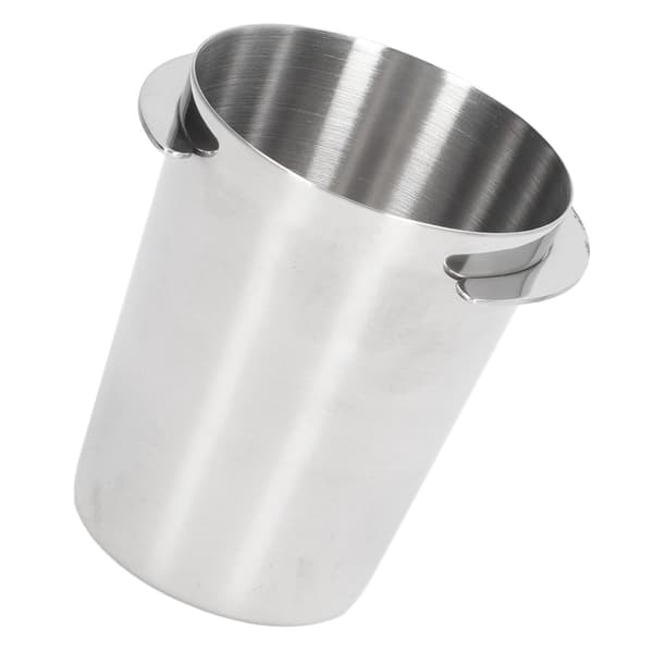 58 mm kaffedoseringskopp i rustfritt stål, sølv, polert pulvermater for espresso